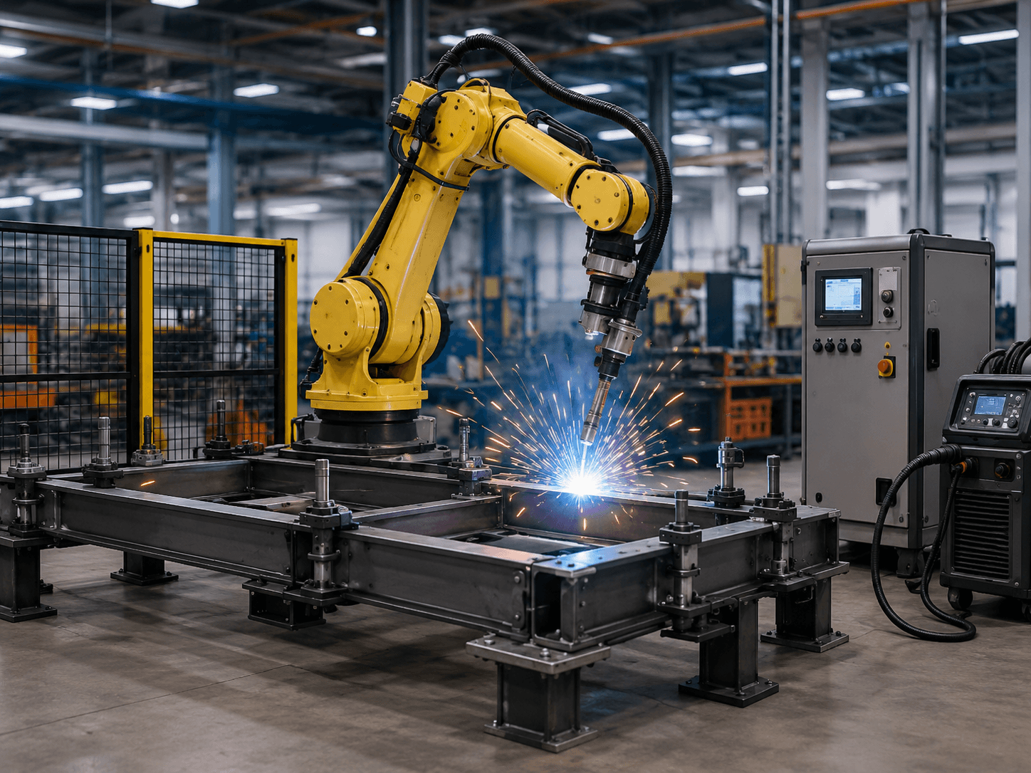 RoboConnect — automated robotic welding cell